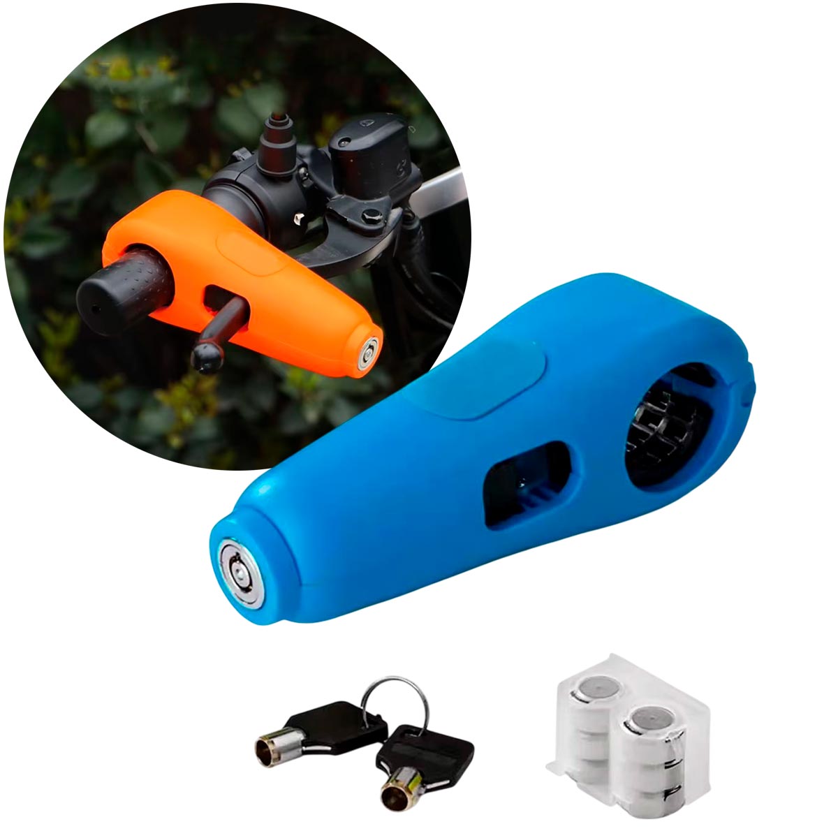 Miniatura 2 de Candado Bloqueo Manillar Moto MX03-267